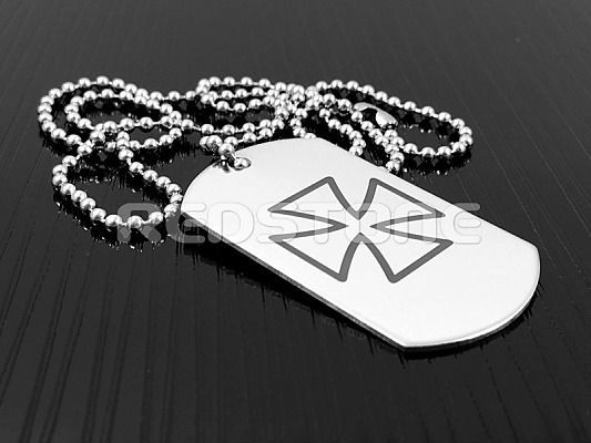 Vojenská známka s Maltézským krížom